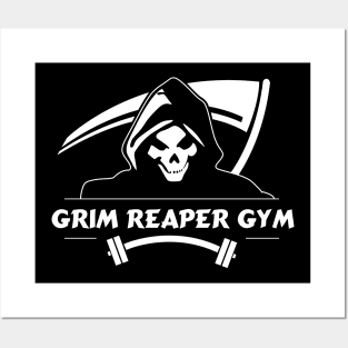 Grim Reaper Gym Reversed Posters and Art